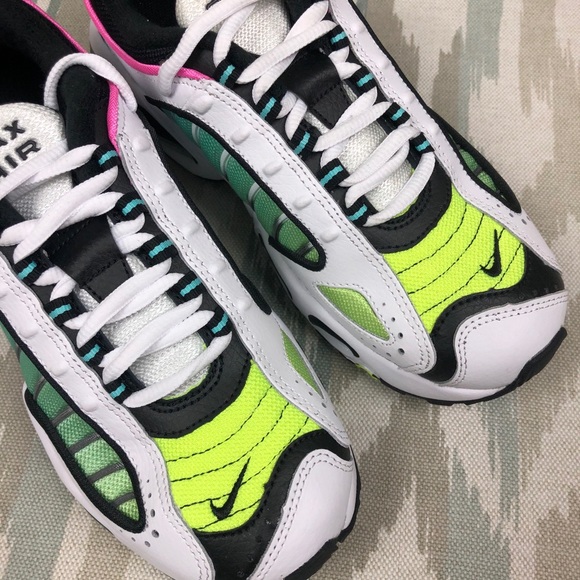 Nike Air Max TailWind 4 GS Women Shoes White/Black China Rose BQ9810102 Size 5.5 - Picture 13 of 16